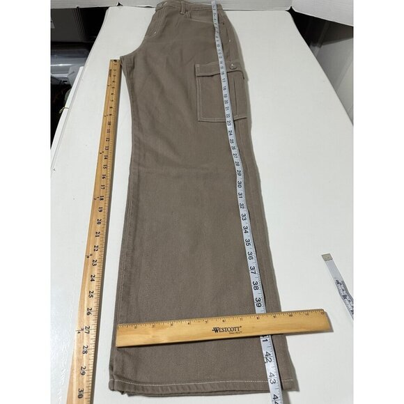 S.O.N.G Khaki Cargo Jean size 13/31 NWT - Picture 7 of 7